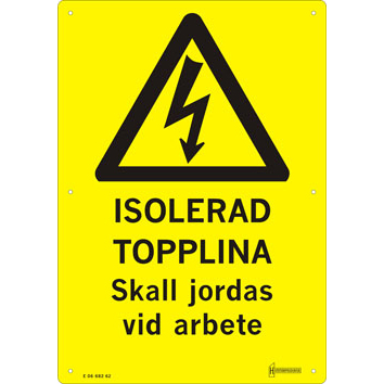 Varningsanslag topplina