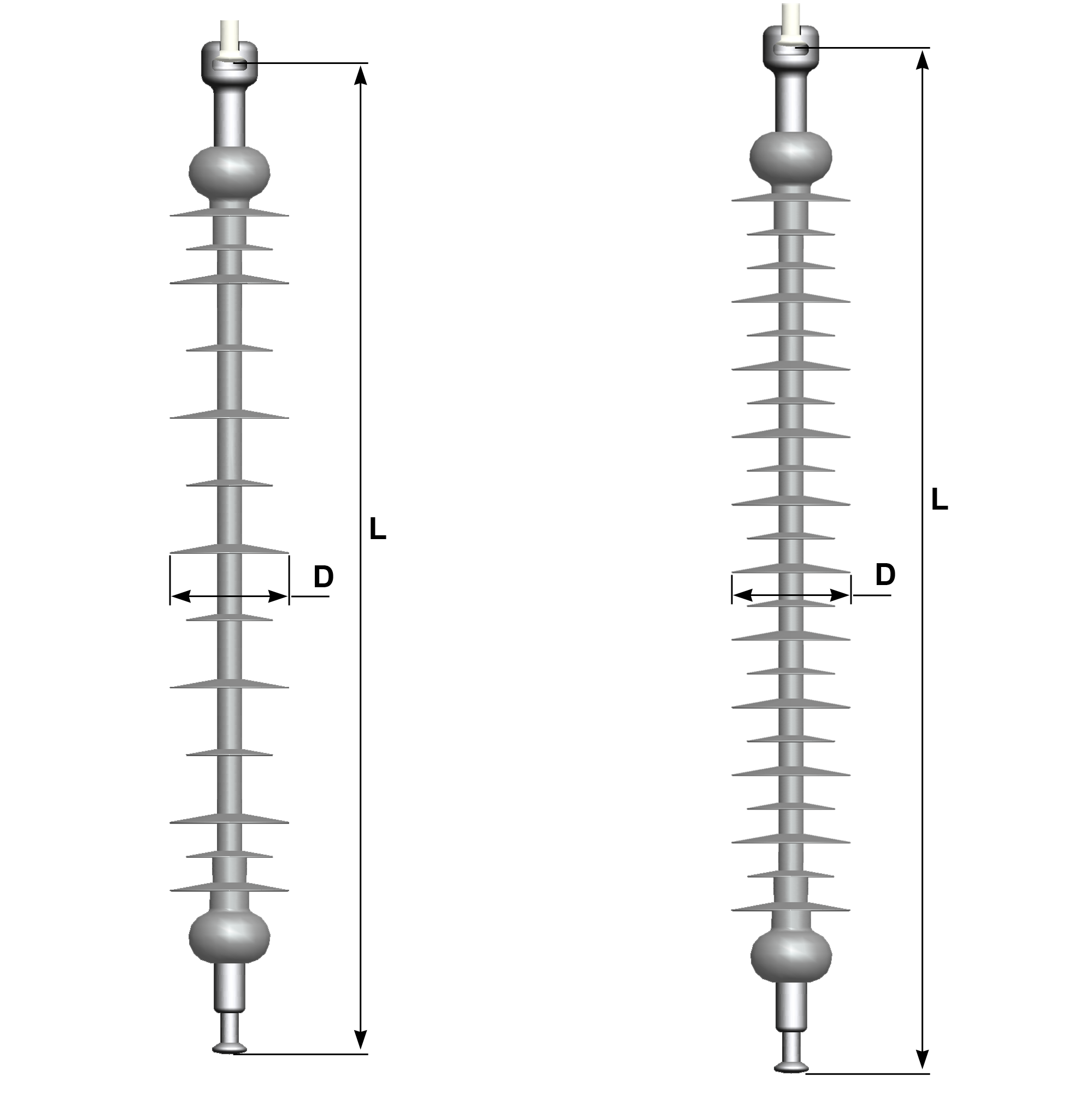 Kedjeisolator komposit